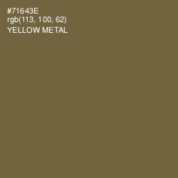 #71643E - Yellow Metal Color Image